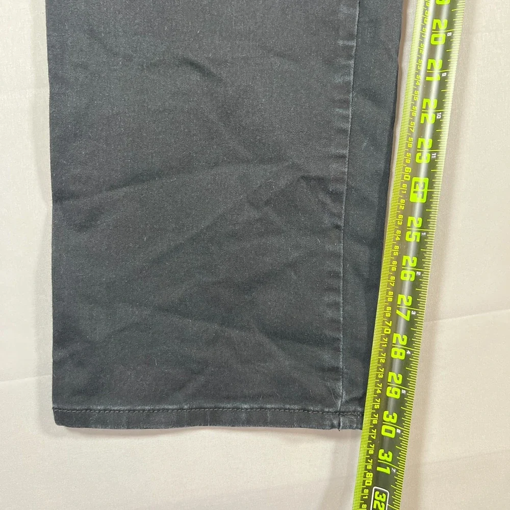 DB Established 1962 Jeans Women 16 Black Denim Cotton Stretch High Rise Straight